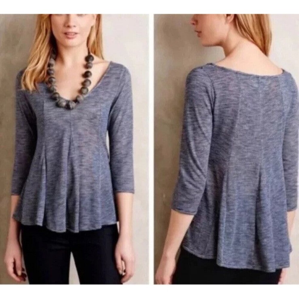 Anthropologie Puella Swing Top & Lucy & Laurel Embroidered Cardigan Medium Boho